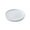 White, variant on Round Scalloped Silicone Decorative Tray 9 Inch Waterproof Non- Vanity Organizer, Shatterproof Countertop Storage Tray for Bathroom Kitchen Coffee Table
