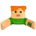 thumbnail image 6 of Minecraft: Relax Pillow - Alex - Character Lounge Cushion, Armrests, Phone Pocket, Soft & Comfortable, Game Theme Decor, 27.6 x 15.7 x 19.7", Licensed, 6 of 8