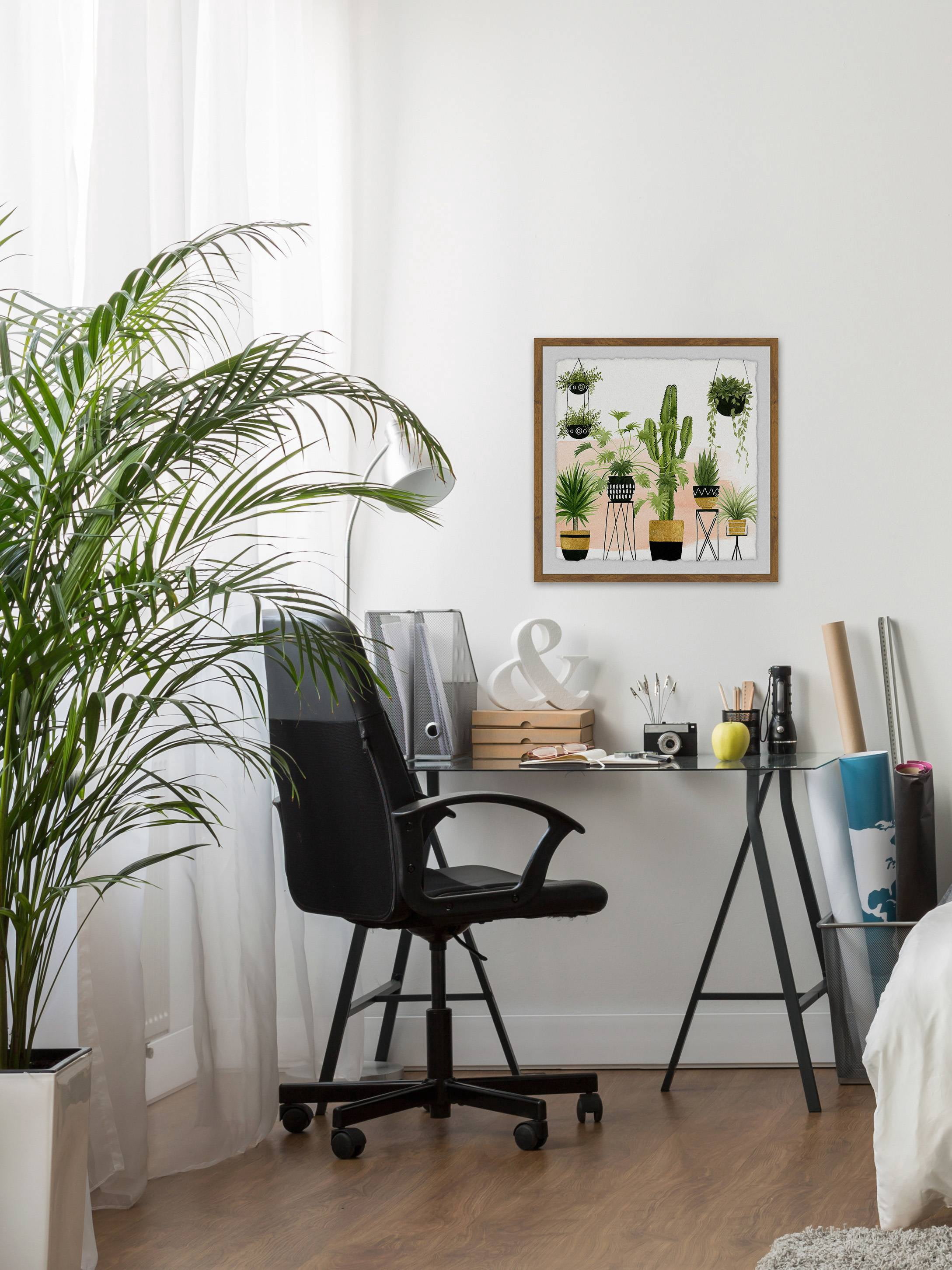Indoor Oasis II Framed Painting Print
