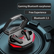 Bluetooth Headphones True Wireless Earbuds 60H Playback LED Power Display Earphones with Wireless Charging Case IPX5 Waterproof in-Ear Earbuds with Mic