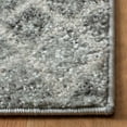 thumbnail image 4 of SAFAVIEH Madison Hannah Geometric Area Rug, Silver/Ivory, 4' x 4' Square, 4 of 8