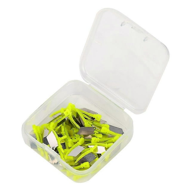 50pcs / Box Dental Alloy Fixing Tooth Wedges Knife Orthodontic Oral Care Tool (Green)