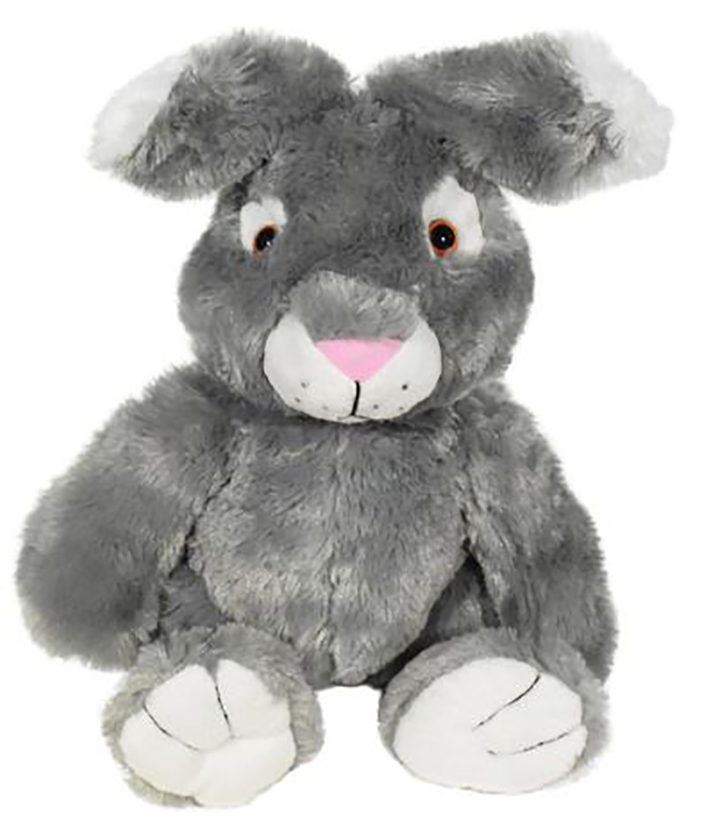 Cuddly Soft 16 inch Gray Floppy the Rabbit...We stuff 'em...you love
