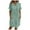 Mint Green, variant on Women's Summer Dress Ndbuld Casual Midi Short Sleeve Button Down Shirt Dresses Loose Beach Cover Up with Pockets,Blue ,Size L