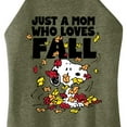 thumbnail image 3 of Peanuts - Just A Mom Who Loves Fall - Juniors High Neck Tank Top, 3 of 6