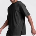 thumbnail image 2 of T-Shirt for Men Gradient Short Sleeve Shirts Summer Casual Street Fashion Tees Slim Fit Crewneck Tees Tops, 2 of 6