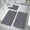 A-Dark Gray, variant on LSLJS Bathroom Rugs Set of 3, Soft Memory Foam Bath Mat Set - Non Slip Absorbent Thick Bath Mat, Rubber Back Shower Rug Toilet Mats Bath Mats for Bathroom Floor Toilet Door Mat Machine Washable Black