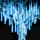 thumbnail image 1 of Luz LED de lluvia de meteoritos 50cm 8 tubos 384LED para festival de decoración de árboles de Navidad, 1 of 5