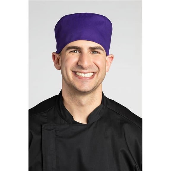 Polyester & Cotton Beanie, Grape