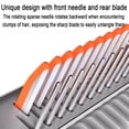 thumbnail image 6 of 2-in-1 Pet Grooming Comb, Self-Cleaning Dematting & Deshedding Brush for Dogs & Cats, Undercoat Rake for Long & Short Hair, 6 of 9