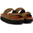 thumbnail image 2 of V.Gan Vegan Plum Footbed Sandals, 2 of 4
