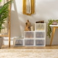 thumbnail image 2 of IRIS Tall Shoe Storage Box Stackable and Drop Front, 6Pk, 2 of 6