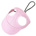 thumbnail image 2 of Sombrero de béisbol para perros Sombrero con visera para perros Sombrero con correa A redonda de moda Rosa S Yuyangstore Gorra de béisbol, 2 of 8