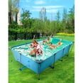 thumbnail image 3 of GASKY 15FT Swimming Pool Metal Frame Rectangular Frame Outdoor Backyard Above Ground Family Teenagers Splash Fathers Day Gifts, 3 of 9