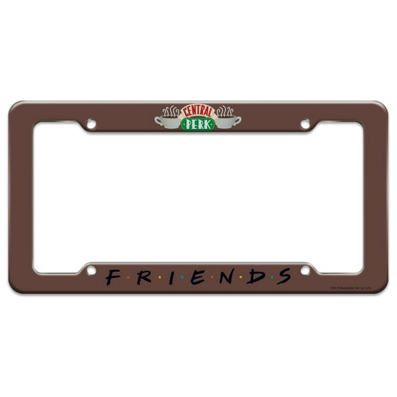 Friends Central Perk Logo License Plate Tag Frame