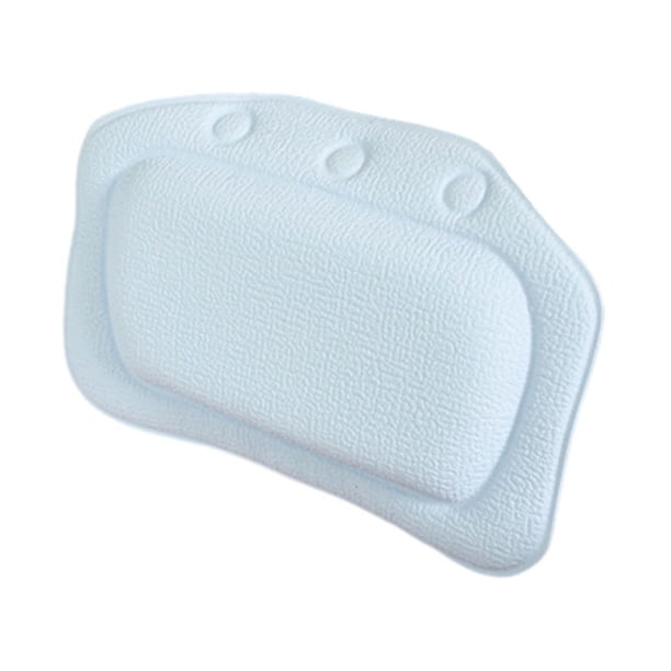 Wosthever Cojín moderno para bañera con función antideslizante, cojín para bañera para soporte de hombro y cuello, elegante Juegos de accesorios de baño Azul claro
