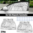 thumbnail image 2 of Unique Bargains Black Car Window Shades for Side Windows Automotive Rear Window Shade Keep Privacy 70x52cm 2pcs, 2 of 7