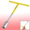 thumbnail image 2 of 19 mm hexagonal Socket Llave amarillo de goma mango en T llave herramienta de mano, 2 of 2