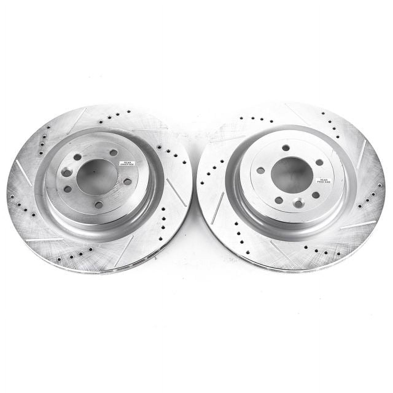 Power Stop EBR1426XPR Evolution Drilled & Slotted Rotors -Rear