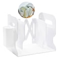 thumbnail image 4 of Adjustable Bookend with Pen Holder Expandable Book Organizer Desktop Book Storage Rack for Bedroom Living Room Study Office White, 4 of 8