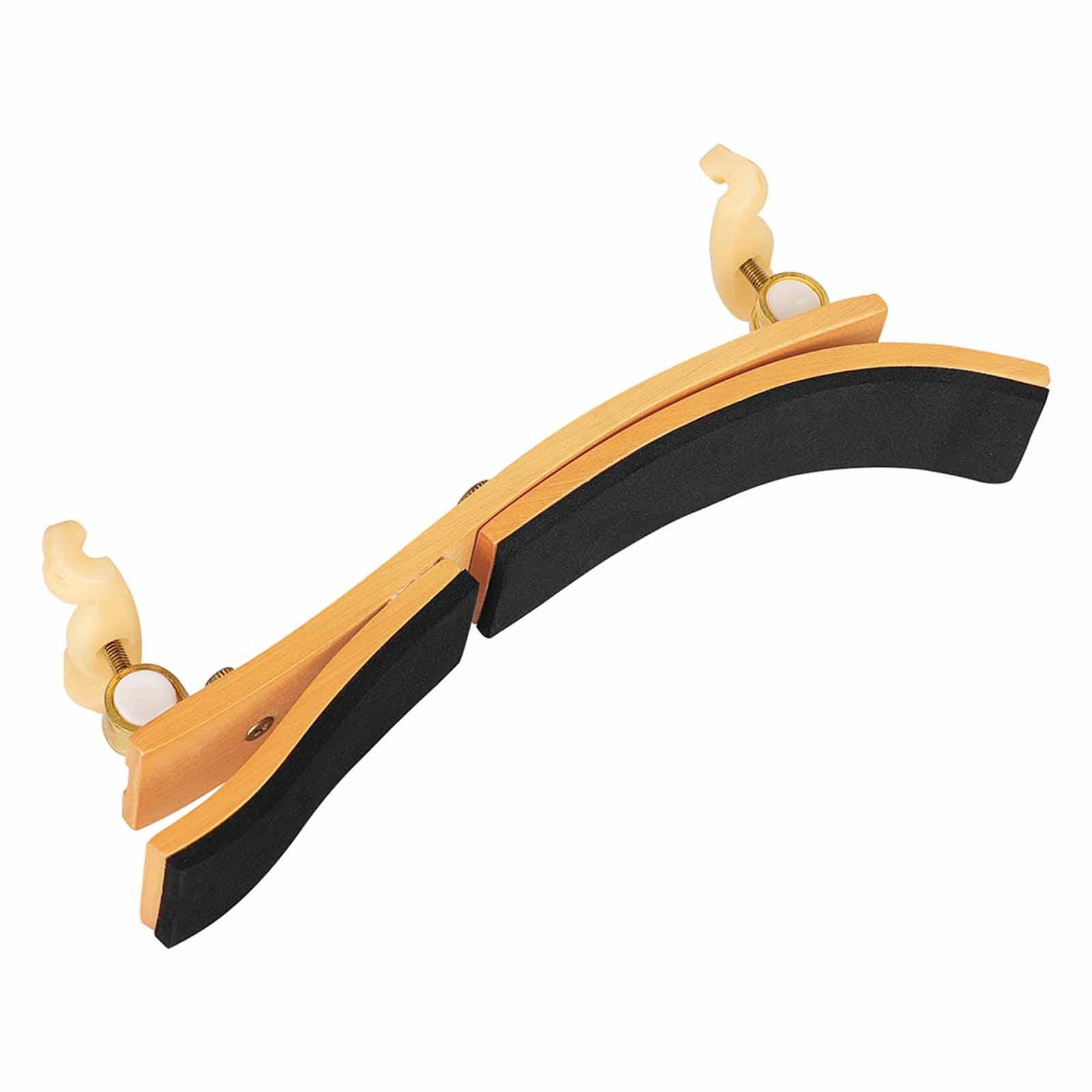 Violin Shoulder Rest Support Adjustable Height Wood EVA Silicone Comfort for Beginner Student Musician Playing