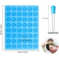 thumbnail image 2 of Round Gummy Donut Molds Mini Size Silicone Candy Molds for Hard Candy, Gummy, Caramels, Chocolate, Fondant, Fruit Loop, Cereal, 192 Cavity, 2 of 6