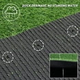 thumbnail image 3 of LITA 18mm Green Artificial Grass,6x15ft Indoor Outdoor Garden Synthetic Grass, Rubber Backed with Drainage Holes, 3 of 8