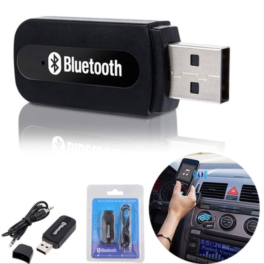 USB Bluetooth Receiver for Car, Music Streaming Car Kit, Portable