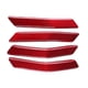thumbnail image 4 of Tira protectora para puerta de coche, 4 Uds., antiarañazos, delantera y trasera, antichoque para el modelo Y Rojo kusrkot Tira protectora de puerta, 4 of 8