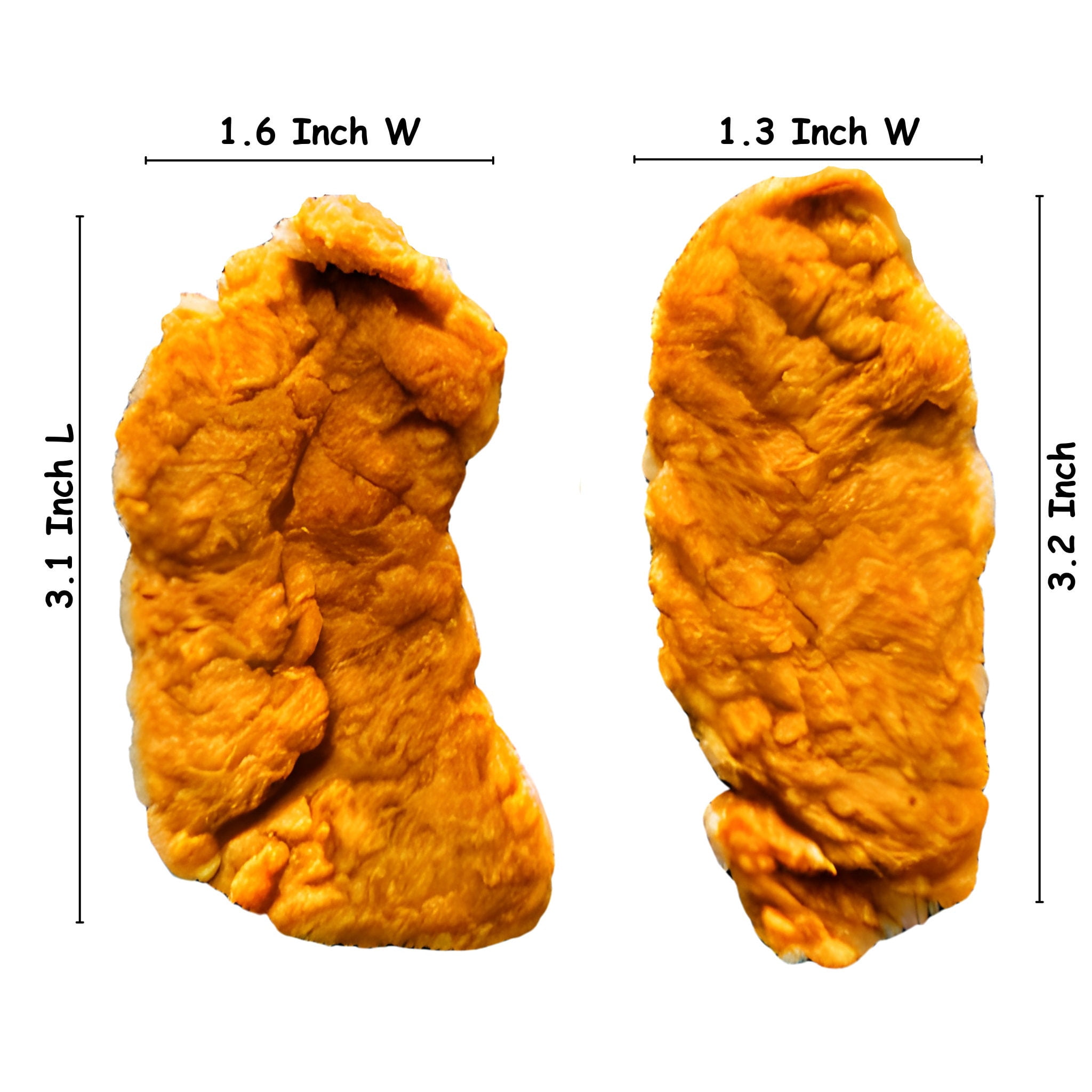 Chicken Tenders Silicone Mold. Embeds for Wax | Soap Mold | Polymer Clay Mold| Resin Mold| Not Food Grade