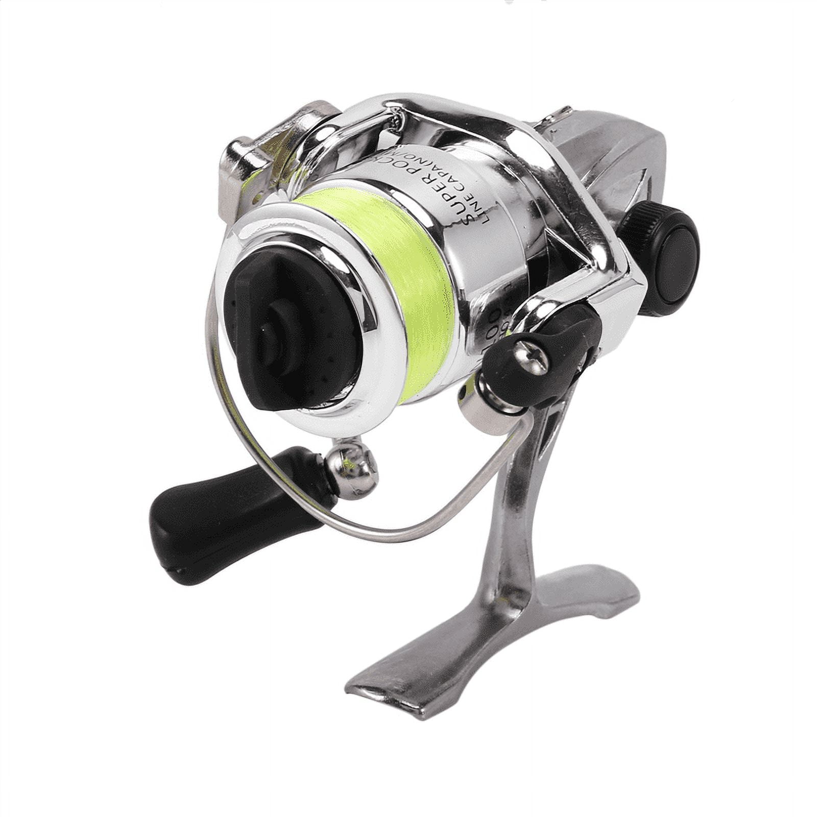 3X Mini 100 Pocket Fishing Reel Fishing Tackle Small Reel 4.3:1 Metal Wheel Pesca Small Reel