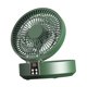thumbnail image 5 of Ventilador portátil con luz de ventilador de escritorio plegable, con ventiladores de escritorio ajustables a distancia para ventilador de escritorio Verde Soledad ventilador de mesa, 5 of 10