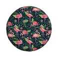 thumbnail image 3 of PUREYAH Hawaii Exotic Flamingos Rv Spare Tire Cover, Wheel Covers Protectors Universal Fit for Camping Travel Trailer Truck 15 inch, 3 of 6