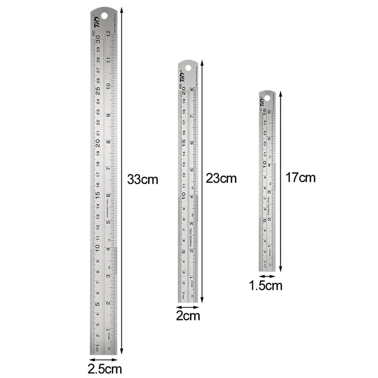 Grizzly T34082 - Center Finding Ruler Set, 3 Pc.
