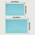 thumbnail image 7 of Unique Bargains Bath Rugs Towel Cotton Absorbent Hotel Shower Floor Mat Blue 20" x 32", 7 of 7