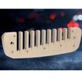 thumbnail image 2 of Sonew 10‑Hole Comb Harmonica Part,Aluminum Alloy Harmonica Part,Comb Harmonica Part 10‑Hole Aluminum Alloy Small Musical Instrument Fitting for Beginner, 2 of 8