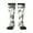 2 Black-1, variant on Palm Trees Zebra print thigh-high socks, crafted for both men and women with a stretchy, high-opaque design perfect for daily wear