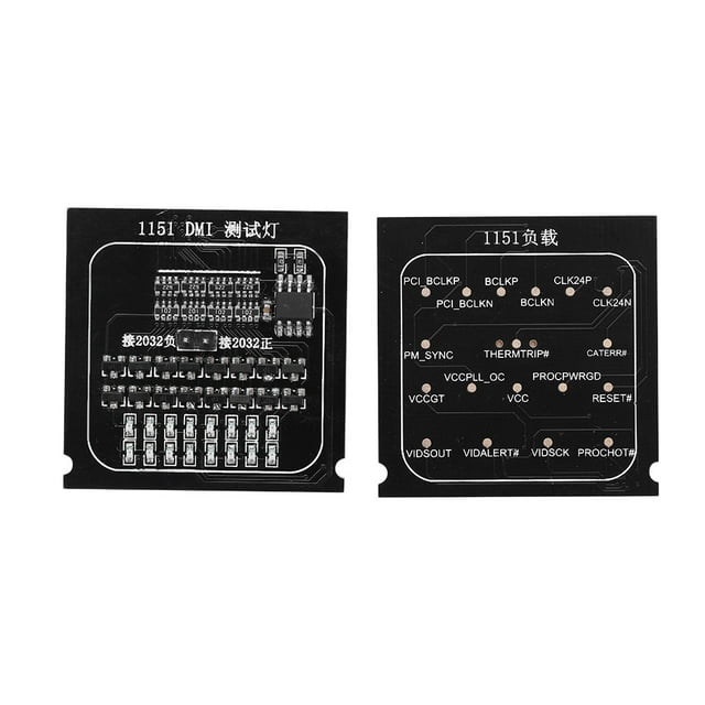 Ccdes 2 in 1 Loading Board 1151 Test Card LED Indicator CPU Socket Motherboard Tester for Intel, Motherboard Tester