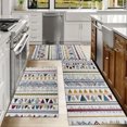 thumbnail image 6 of Kitchen Rugs Sets of 3 Non Slip Washable Kitchen Mats for Floor, Waterproof Kitchen Runner Rug, Floor Mat Carpet for Entryway, Laundry, Sink, Hallway, Bathroom, 6 of 12