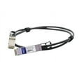 thumbnail image 2 of AddOn - 40GBase-CU direct attach cable - TAA Compliant - QSFP+ to QSFP+ - 3.3 ft - twinaxial - passive, 2 of 2