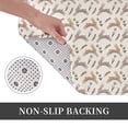thumbnail image 6 of Pofeuu Retro Rabbit Print Flannel Doormats Rug16"x24"Rug Washable Doormats Indoor Outdoor Rugs for Layered Front Door Mats, Porch, Kitchen, Entryway, 6 of 7
