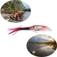 thumbnail image 4 of Squid Jig Fishing Lure 14cm 40g Octopus Skirt Bait 3D Eyes with Treble Hook Hard Bait for Sea, 4 of 5