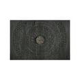 thumbnail image 5 of Taran Designs Chateau 6-door Carved Solid Wood Sideboard in Black, 5 of 8