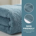 thumbnail image 3 of REGALWOVEN 2 Pack Luxury Striped Cotton Hand Towels, Ultra Soft Absorbent Quick Dry Bath Towels for Bathroom, Kitchen, Spa, Hotel Blue 29" x 13", 3 of 7