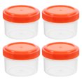 thumbnail image 1 of 4pcs Salad Dressing Container Mini Portion Control Dressing Cups Small Sauce Containers PP Condiment Cups Mini Sauce Box with Lids for Meal Prep 50ml, 1 of 6