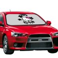 thumbnail image 2 of Windshield Sun Shade Foldable Car Front Window Sunshade For Car Suv Trucks Vans - Best Heat Shield Blocker Visor Cover Blocks Uv Rays And Keeps Your Vehicle Cool-Medium, 2 of 5