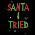 thumbnail image 2 of Toddler's Lost Gods Santa I Tried  Graphic Tee Black 4T, 2 of 3