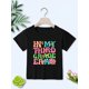 thumbnail image 2 of Girls' "in My Third Grade era" Graphic T-Shirt - Casual Short Sleeve, Crew Neck, Soft Microfiber Fabric, Summer essential for Youngsters, Casual Wear | Playful Design | Girls Tshirts, 2 of 7