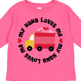 thumbnail image 4 of Inktastic My Nana Loves Me Valentine Boys or Girls Long Sleeve Toddler T-Shirt, 4 of 5