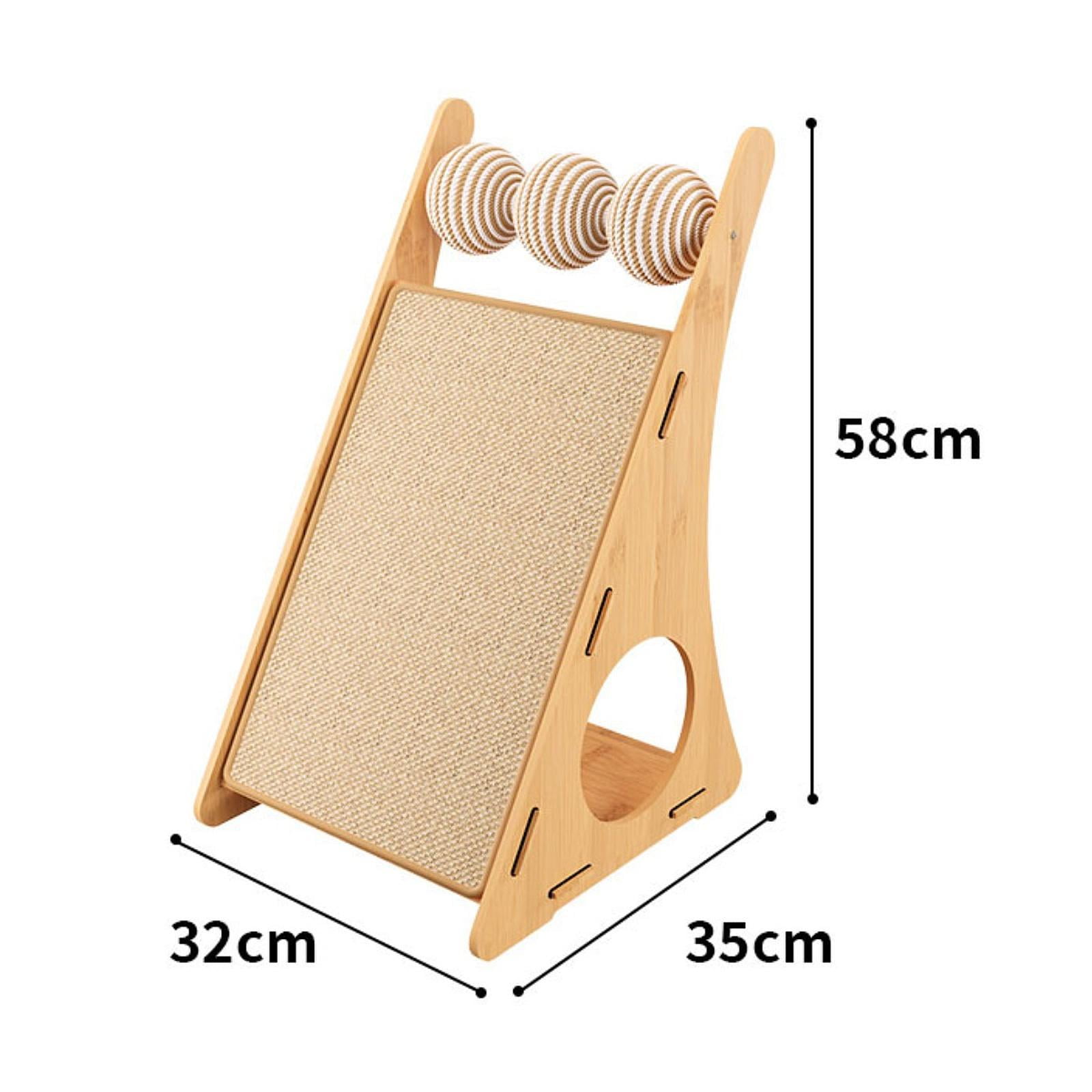 Bothyi Cat Scratching Board Cat Interactive Toy Playing Resting Stylish Grind Claws for Bottom Balls